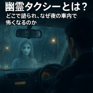 幽霊タクシーとは?どこで語られ、なぜ夜の車内で怖くなるのか