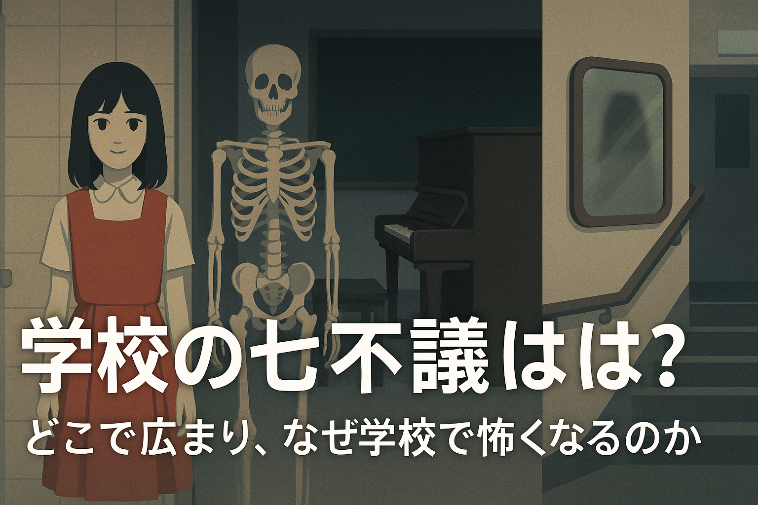 学校の七不思議とは？どこで広まり、なぜ学校で怖くなるのか