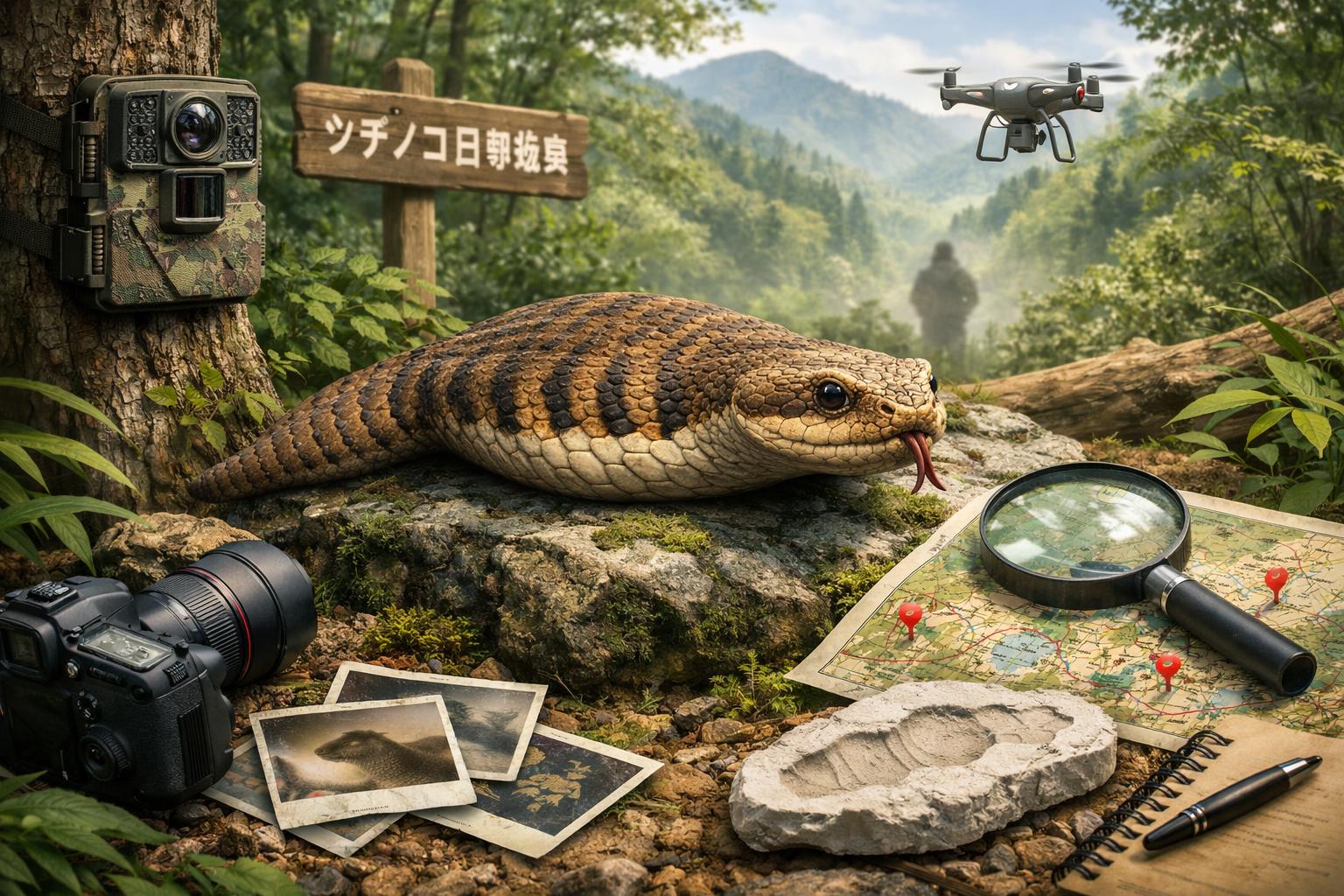 ツチノコは本当にいるのか？最新目撃情報・特徴・生息地を徹底解説【2026年最新版】