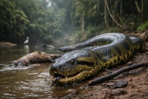 巨大アナコンダの真実｜アマゾン川に潜む世界最大級ヘビの大きさ・生態・危険性と日本で知られる映画との違い