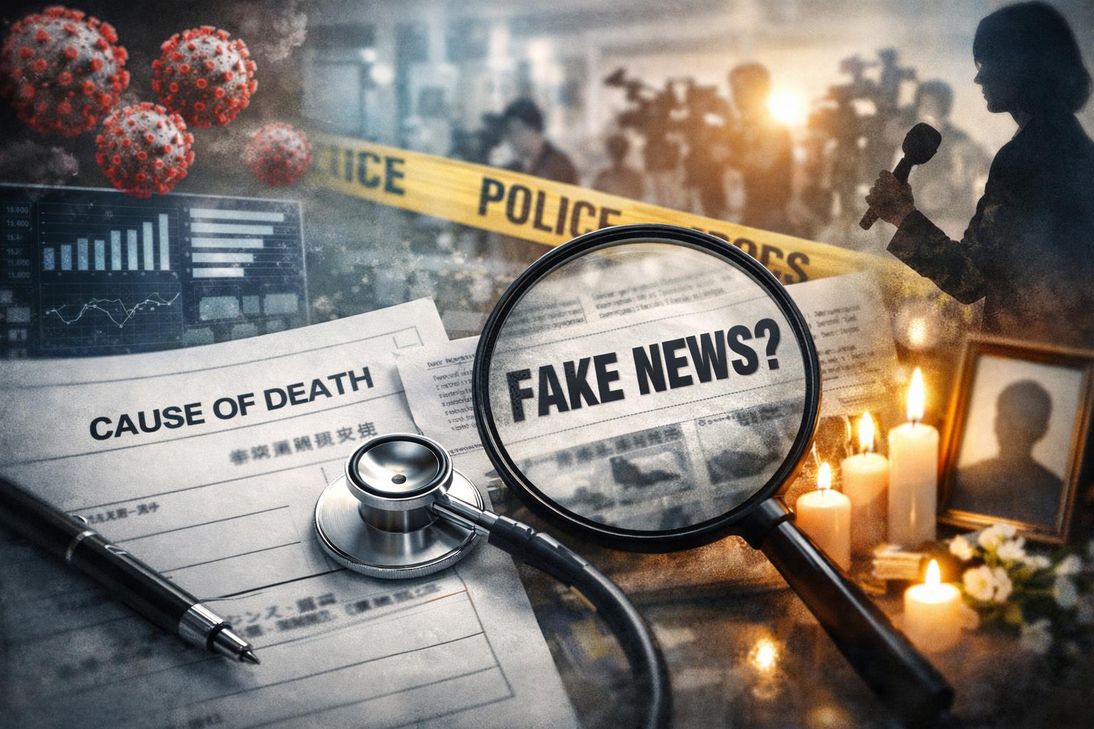 【徹底検証】公式発表と違う死因はあり得るのか？厚生労働省・警視庁の発表から読み解く真実