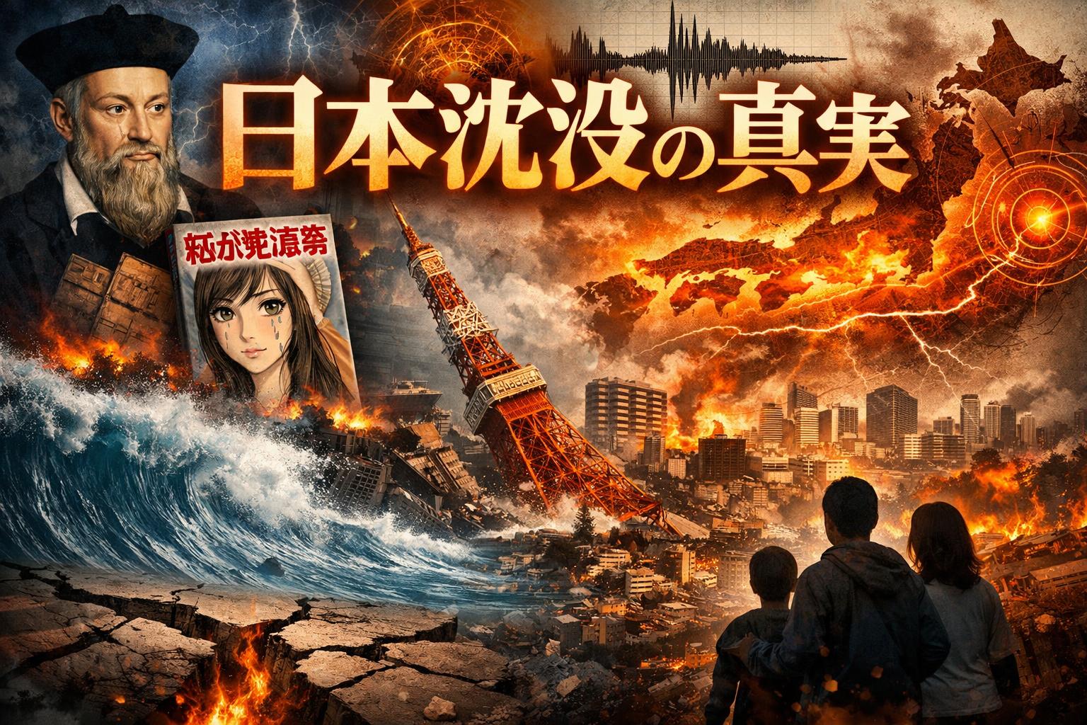 日本沈没予言は本当か？ノストラダムスから最新科学データまで徹底検証