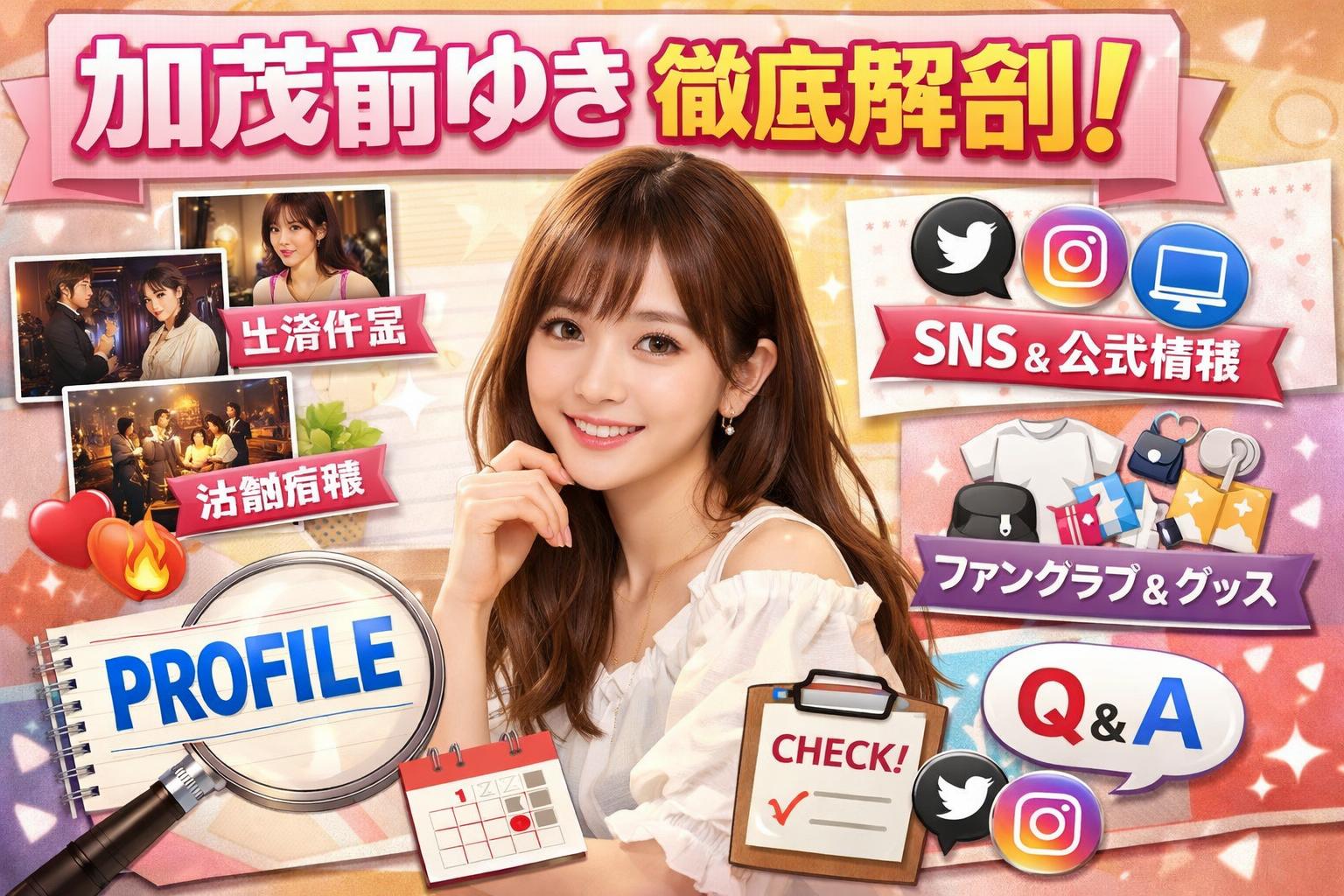 加茂前ゆきのプロフィール・経歴・活動まとめ【出演情報やSNSも網羅】