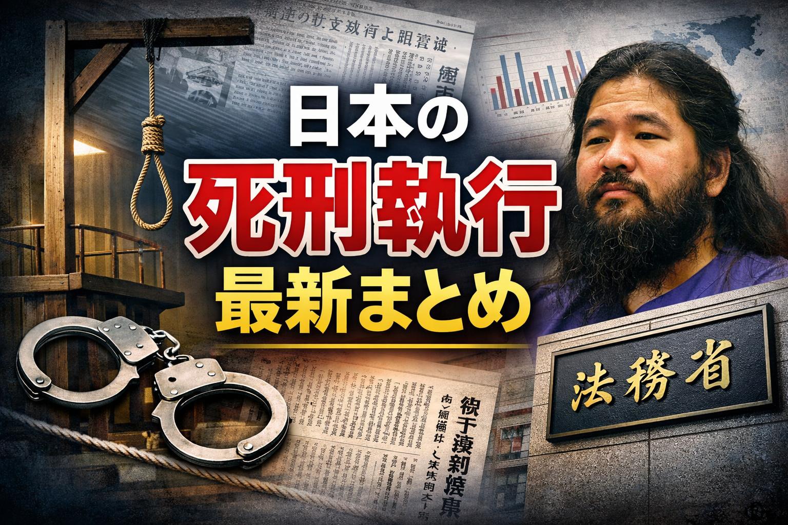 【最新版】日本の死刑執行一覧|歴代死刑囚と事件概要【2026】