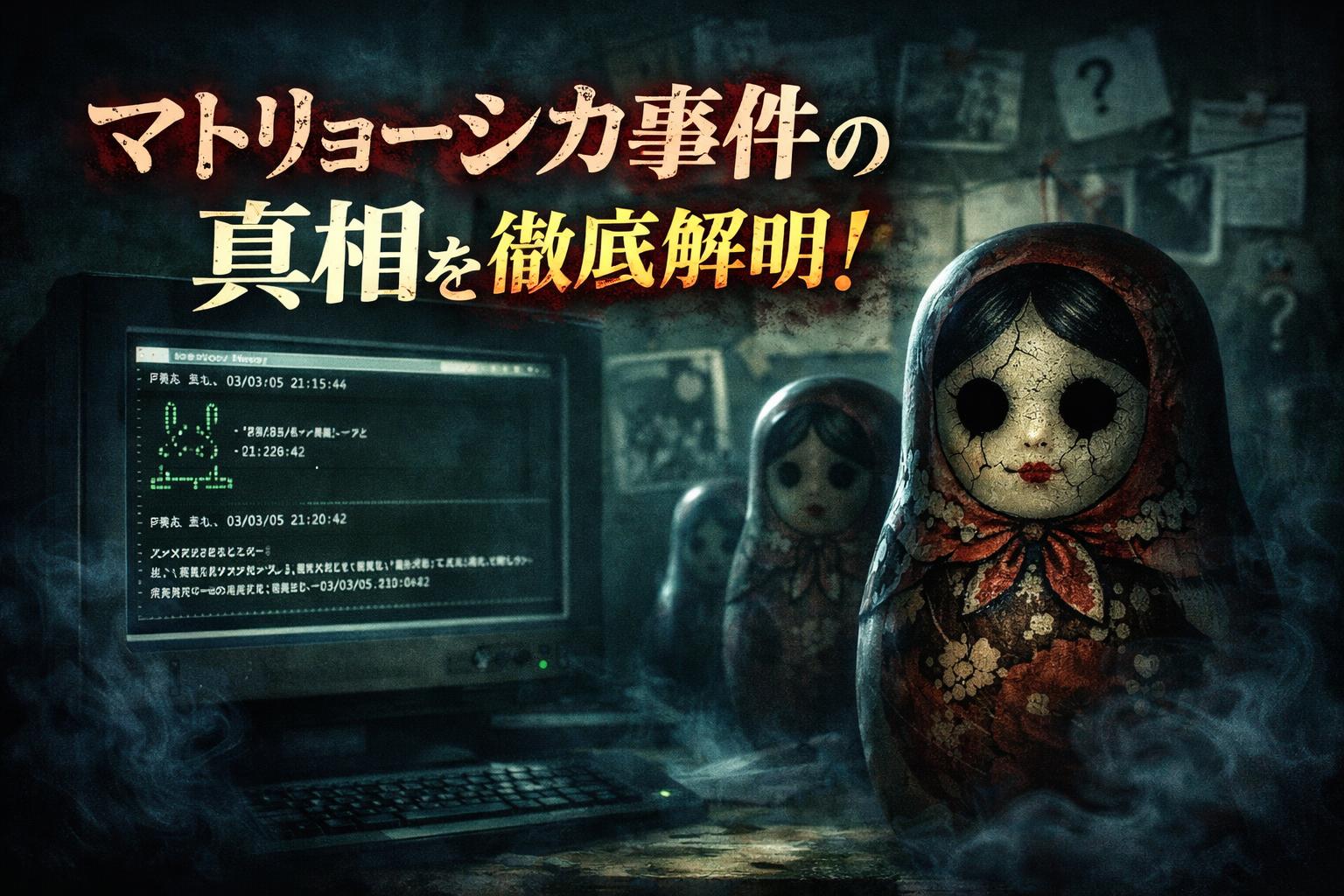 マトリョーシカ 事件の真相とは？2ちゃんねる発の怖すぎる都市伝説を徹底解説