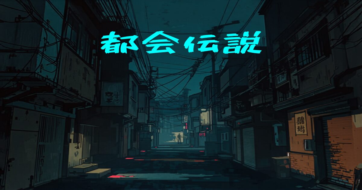 日本の都市伝説 完全ガイド|有名な都市伝説20選と真相