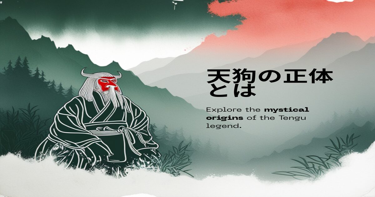 天狗の正体とは?修験道・山岳信仰から読み解く日本最強の妖怪